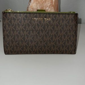 Signature MK wristlet